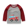 T Shirts Kids Boys Baby Long Sleeve Excavator Toppar Children Spring Cotton Clothing 5 6 8 Years Boy Toddler T Shirts Busbil 230731