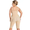 Fajas colombianas kvinnors sömlösa lår slimmare öppen byst formade företag kontroll bodysuit full body shaper plus size247k