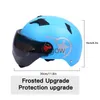 Motorradhelme Motorradhelm Fahrrad Sonnenschutzhelm Rollerhelm Kann Schutzspiegel hochklappen Geeignet für Roller Elektroauto Fahrrad x0731