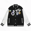 Viutonity Men's11 Coat Jacket Baseball Uniform EityMen Men Men Printed Letter Spring and Autumn Lightweight Loose970