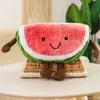 Oreillers en peluche Coussins 35 cm Mignon Doux Fruits Pastèque Cerise Jouet Dessin Animé Coussin Enfants Poupée Décor À La Maison Cadeau D'anniversaire 230729