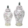 Le stockage met en bouteille le pot de temple de porcelaine décoratif avec le gingembre en céramique de couvercle pour la décoration de chambre à coucher