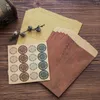 Buste vintage in fase di regalo Scrivi una lettera di scrittura di articoli di cartoleria Invito di fornitura di alimentazione stazionaria