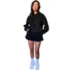 Kvinnors spårdräkter Casual Sporty Pullover Hooded 2 Piece Set Women Streetwear Workout Activewear Fitness Outfits Cloth Shorts Pants Pants