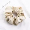 37 Colors Simple Ins Hot Large Satin Scrunchies Solid Oversize Hair Ropes for Women Girl Hair Bands Tie Gum Elastics Ponytail Holder Headwear 2335