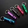 suti 1Pcs Multifunctional Whistle Keychain Aluminum Emergency Survival For Camping Hiking Training keyring whistle238e