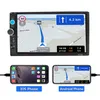 AHOUDY Car Video Stereo 7inch Double Din Car Monitor with FM Multimedia Radio MP5 Player Backup Camera CarPlay Android AutoSupport282P