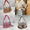 Designer Soho Shoulder Bag Luxury Vintage underarm bag Women Genuine Leather Totes Brown Purple Pink Classic Logo Handbag Wallet Bags