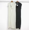 New t-otemea blend mid length draped lapel waist up dress