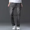Jeans da uomo Antifurto Tasca con cerniera Design Jeans Uomo Grigio scuro Vestibilità regolare Pantaloni in denim elasticizzato Moda Pantaloni casual da uomo Marca J230728