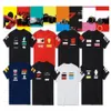 T-shirt F1 Racer à manches courtes Hamilton Vettel Vistapan Racing Cost Round Nou Polyester Drying peut être personnalisé234E