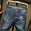Jeans pour hommes Slim Fit Jeans Hommes Bleu Stretch Streetwear Denim Pantalon Casual Hommes Pantalons Printemps Et Automne Jeans Pour Homme Mode Poches J230728