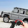 Electric RC Car Remote Control 2 4GHz Alloy Metal RC All Terrain 10 km H 1 24 LED Light Off Road Truck Toy For Boys Kids Gifts 230731