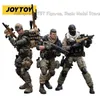 Figuras militares JOYTOY 1/18 Figuras de ação 4 polegadas Freedom Militia Modelo Brinquedos Coleção Presente de aniversário 230729