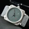 AAA TOPS Model Sport Rubber Watchband Machinery Bell Luxury Multifunktion Watch Business Rostfritt Steel Man Ross Wrist Watch 0399
