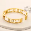 Luxuey Designer Banhado A Ouro Banhado A Prata Pulseiras Charme Cristal Strass Pulseira Marca Carta Amantes De Aço Inoxidável Jóias Do Dia Dos Namorados