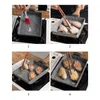 Pans 1Pc Retangular Omelette Pan Tamagoyaki Egg Nonstick Maifan Stone AntiScalding Handle for Glass Electic Gas Stove 230731