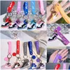 keychains Lanyards 18style Esinger 3D Mini Basketball Shoes STERSOSCOPIC Model Sneakers Attoviast Conearing Caring Car Pendant GIF OT9OW