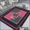 Carpets Fashion Pattern Design Carpet Simple Light Geometric Mat For Living Room Bedroom Area Rugs Drop Delivery Home Garden Textiles Dh42J