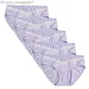 Maternity Intimates Mutandine da donna 5PCS Senza cuciture a forma di V Maternità Gravidanza Intimo sotto la protuberanza per abito Jeans Femme incinta Slip in cotone Z230801