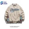 Mens Jackets Men Retro Baseball Jacket Streetwear Corduroy Letter Embroidery Hip Hop Bomber Unisex Harajuku Loose Punk Varsity Coats 230731