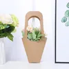 Storage Bags 20PCS Handle Kraft Paper Flower Flowers Wrapping Gift Packaging Boxes For Home Wedding Party Decoration