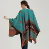Foulards 130 150 CM hiver femmes mode écharpe chaude épaissie châle cachemire et enveloppes Pashmina Capes couverture Femme