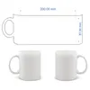 Bicchieri fai-da-te personalizzati 350 ml 12 once tazza di ceramica stampa immagine po testo tazza di caffè latte personalizzata regalo creativo regalo carino 230731