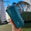 Tumblers Thermos Water Bottle Tyeso Cup Vacuum Stainless Steel Coffee Vehicle Mounted Straw Keeps Cold And Hea 230729