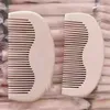 Qigu Fragrance Comb Set Wood Comb Pink Floral Comb Lagring Mini Wood Combs Linen Makeup Bag Frisörskam