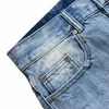 Men's High Street Style New China-chic Brand Broken Jeans Hip Hop Pants