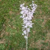 装飾的な花112cm 10pcs人工植物シルクフェイクグリーン植物偽の枝葉の結婚式のオフィスエルエントランスデコレーション
