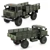 Auto RC elettrica WPL B 24 Camion militare telecomandato fai da te fuoristrada 4WD RC 4 ruote Buggy Drive arrampicata GAZ 66 veicolo per regalo di compleanno giocattolo 230731