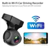 Mini Car DVR Camera Cam Cam WiFi G-Sensor Nocny wizja wideo rejestrator kamery tylnej części widoku