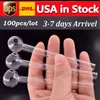 100 st/Box Glass Oil Burner Pipe Spoon Pyrex Oil Burner Glass Pipes Handrökning Rör för rökningstillbehör Tobaksverktyg Stock i USA Fast Ankom