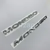 Auto-Emblem für Ford Mondeo, 3D-Buchstaben, Logo-Abzeichen, Namensschild für Heckklappe, silberner Aufkleber297W