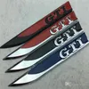 Für VOLKSWAGEN VW Golf 7 mk7 GTI 7 POLO GOLF 6 Auto Emblem Seitenkotflügel rot dekorative Standardaufkleber 2er Set Auto Styling2646