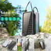 Cell Phone Power Banks PD 18W Fast Charging Solar Power Bank 30000mAh For iPhone 13 Xiaomi Powerbank External Battery Waterproof Poverbank with Light L230731
