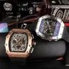 Luxe Mechanisch Horloge Richar Mills Rm11-03 Zwitsers Automatisch Uurwerk Saffier Spiegel Geïmporteerde Rubberen Horlogeband S6RIF