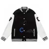 Letter Mens Desinger Desinger Jumper Jacket Baseball uniform Men Persoonlijkheid Retro Robot Mobilisatie handdoek Borduurwerk Hooggewicht Vacht