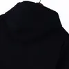 Sudaderas con capucha de manga larga para hombre Impresión gráfica para hombre Lavado Suelto Casual Diseñador Sudaderas con capucha Hombres Negro