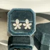 Boucles d'oreilles CANPEL moderne coréen mode fleur pour femmes perle bijoux accessoires mousseux demoiselle d'honneur cadeau de mariage