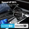 PD 25W USB CAR Зарядное устройство быстро зарядка тип C USB Quick Charger 3.0 Автомобильный адаптер для iPhone 14 13 Pro Huawei.