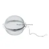 Tea Strainers Stainless Steel Spice Ball Infuser Sphere Locking Strainer Mesh Filter Kitchen Tools Drop Delivery Home Garden Dining Ba Dhkir