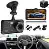 2Ch Car DVR Driving Recorder Dashcam 4 Touch Screen Full HD 1080P 170° Wide View Angle Night Vision G-sensor Loop Recording 285p
