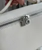 Cowhide Lcu With Lychee Loro Markings Commuting Piana Simple Single Pockot Shoulder LP Handbag Lunch Box Bag Cosmetic Lunchbox 230826