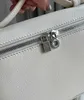 Cowhide LCU med Lychee Loro Marks Pending Piana Simple Single Pockot Shoulder LP Handbag Lunch Box Bag Cosmetic Lunchbox 230826