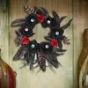 Dekorativa blommor Halloween Simulering Ögonglobe Wreath Withered Branch Atmosphere Terringing Decoration Pendant Festival Props Ghost PA X6F8