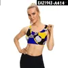 Débardeurs pour femmes Harajuku Lattice Eye Stripe Impression 3D Soutien-gorge de sport sexy Gym Débardeur Débardeur Yoga Running Femme Fitness Bras Femme Tops