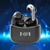 TWS AURICORES EARPHONES Apple Earuds Binaural Wireless Bluetooth Hörlurar LED Display Long Battery Livslängd 400mAh laddningsbox för iOS Android Phone Headset